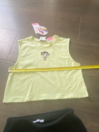 Conjunto Verano S (Top Verde y Falda Negra)