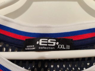 Camiseta Malla Azul E Collection Talla XXL