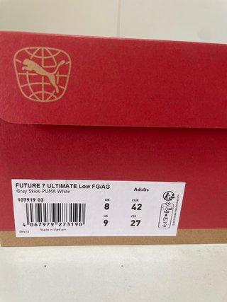Zapatillas Puma Futbol Negras Talla X