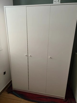 Armario blanco 3 puertas
