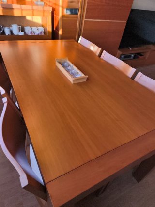 Muebles de comedor madera cerezo