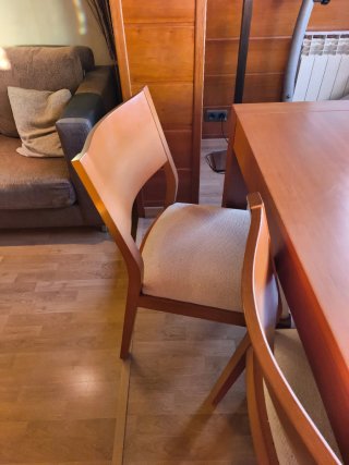 Muebles de comedor madera cerezo