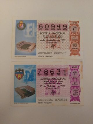 Lotería Nacional: Estadios de Fútbol