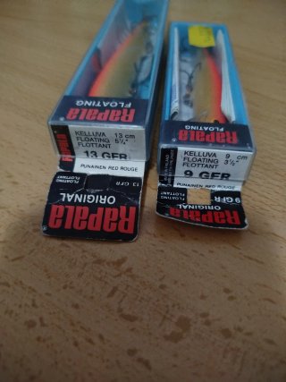 2 señuelos Rapala Floating