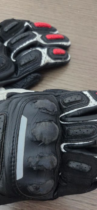 Guantes Moto Alpinestars SP8 Negros y Rojos