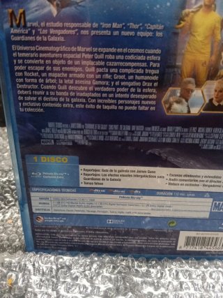 Blu-ray Guardianes de la Galaxia está nuevo