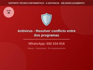 Antivirus - Resolver conflicto entre dos programas