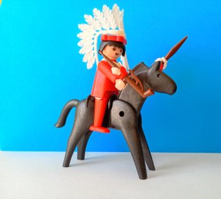 Playmobil Jefe Indio a caballo