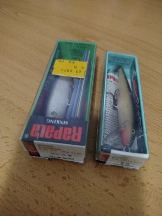 2 señuelos de pesca Rapala Vintage