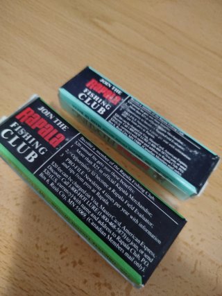2 señuelos de pesca Rapala Vintage