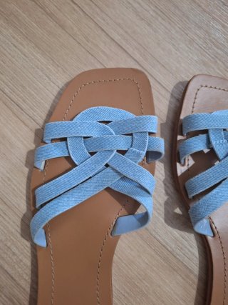 Sandalias planas Lefties azules