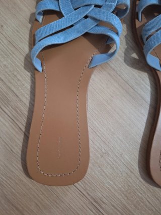 Sandalias planas Lefties azules