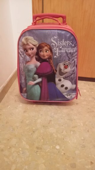 Maleta Infantil Disney Frozen Rosa