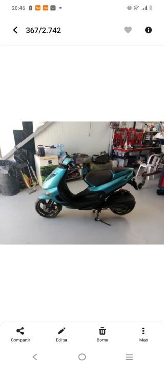 Aprilia SR 125 con motor 180 de Gilera Runner