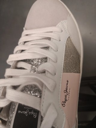 Zapatillas Pepe Jeans Talla 39 Beige/Blanco