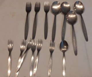 Lote Cubiertos Varios Metal