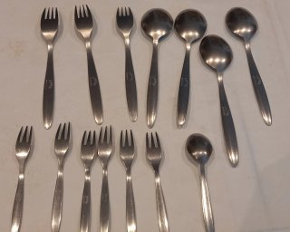 Lote Cubiertos Varios Metal