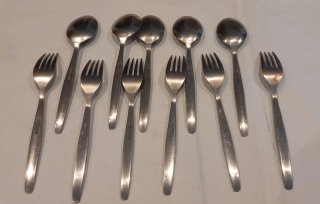 Lote Cubiertos Varios Metal