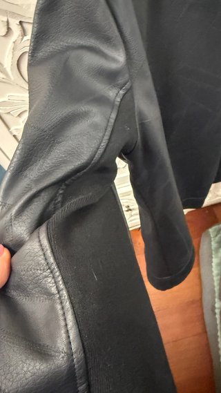 Cazadora Piel Sintética Desigual XXL