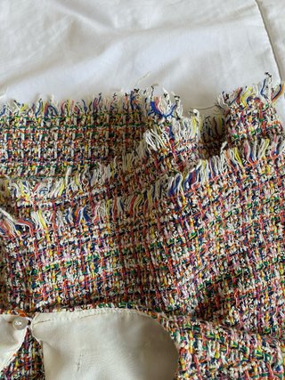 Conjunto Zara Tweed Top y Shorts