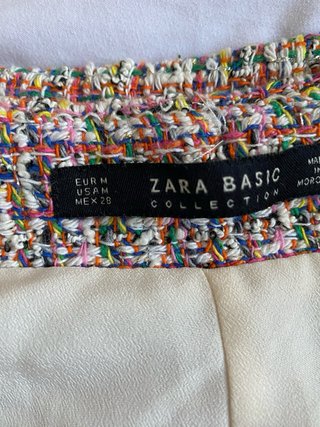 Conjunto Zara Tweed Top y Shorts