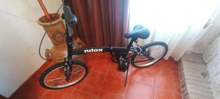 Bicicleta Plegable Nilox X0 Negra con caja origina