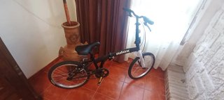 Bicicleta Plegable Nilox X0 Negra con caja origina