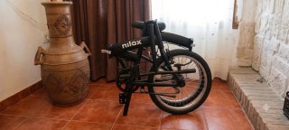 Bicicleta Plegable Nilox X0 Negra con caja origina