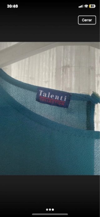 Blusa verde sin estrenar talla única