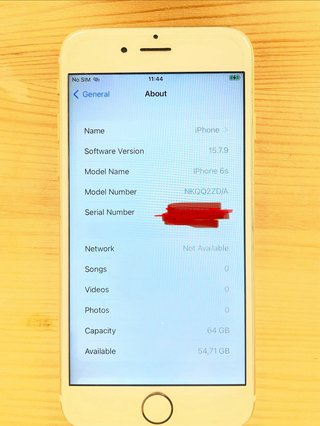 Apple iPhone 6s Blanco / Dorado