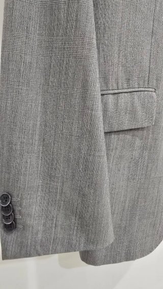 Traje Dustin Gris Cuadros Talla 56