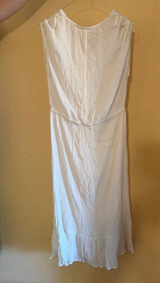 Vestido Ibicenco Verano blanco roto