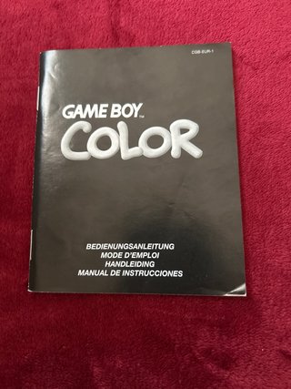 Nintendo Game Boy Color Roja
