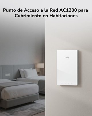 Punto acceso empotrable CUDY AC1200 NUEVO