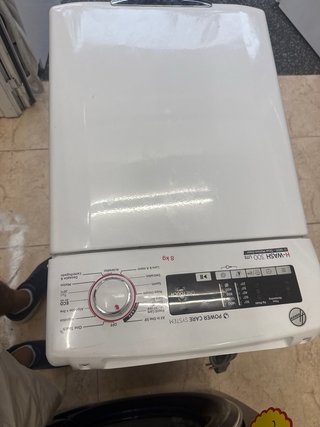 Lavadora Hoover Carga Superior Blanca