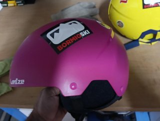 Coppia caschi sci bambini