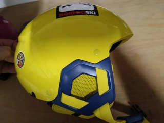 Coppia caschi sci bambini