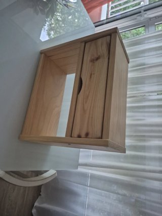 2 unidades. Mesilla de noche Muebles Lufe madera