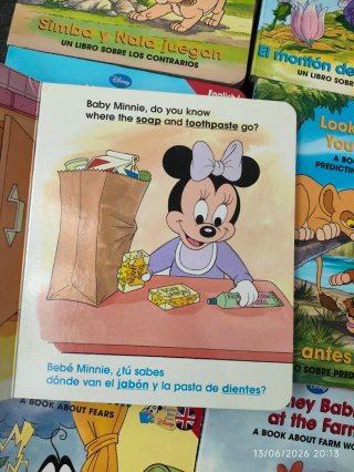Pack 37 cuentos Disney en español e inglés