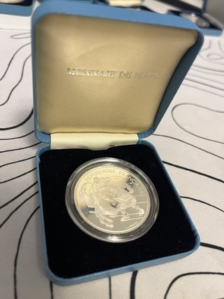 Lote 8 Monedas Plata JJOO Albertville 1992.