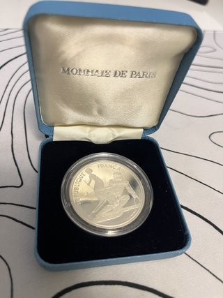 Lote 8 Monedas Plata JJOO Albertville 1992.
