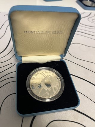 Lote 8 Monedas Plata JJOO Albertville 1992.