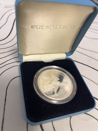 Lote 8 Monedas Plata JJOO Albertville 1992.