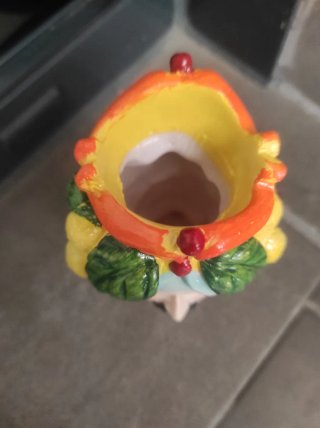Jarrón Cerámica Cabeza Siciliana