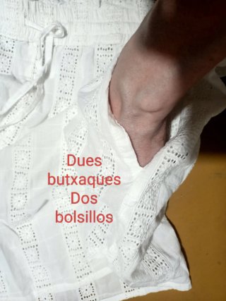 Pantalons curts blancs / Pantalones cortos blancos