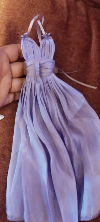 Vestido fiesta Barbie lila flores