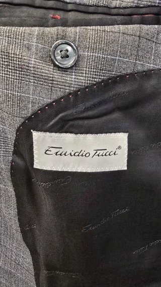 Traje Emidio Tucci cuadros escoceses T56