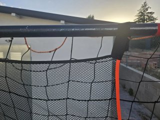 Portería fútbol grande con red puntería