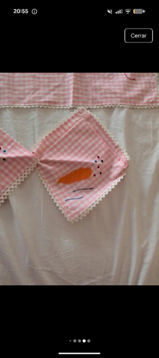 Mantel verano bordado infantil