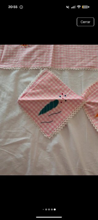 Mantel verano bordado infantil